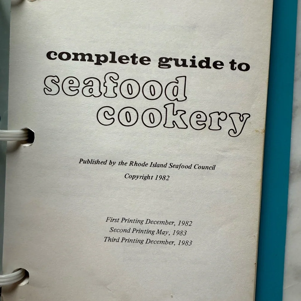 Randalls Seafood Cookery Guide vintage mcm recipe book